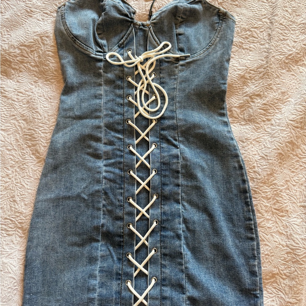True Religion Blue Denim Dress